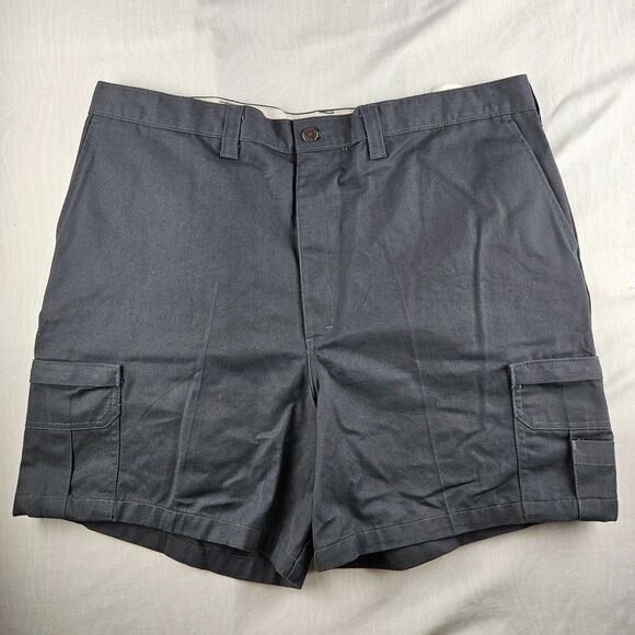Dickies Gray Cargo Shorts 42 Grey Gray LR542DC Work Wear Flat Front Mens - Picture 1 of 5